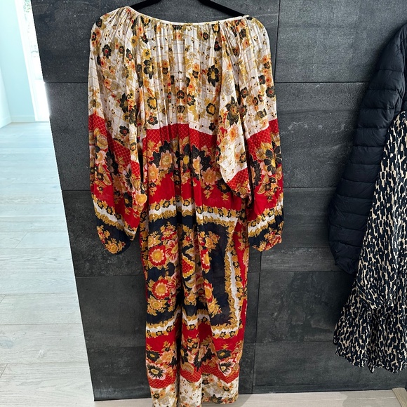 MES DEMOISELLES Matrioshka Printed Cotton-voile Midi Dress In Floral Combo Sz 0 - Picture 15 of 16